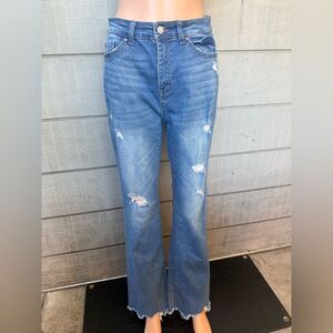 Women’s ENJEAN Denim high-rise, distressed, flare or bootcut style Size 7